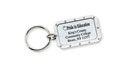 Almeda Key Tag-Horiz. Silver/Silver